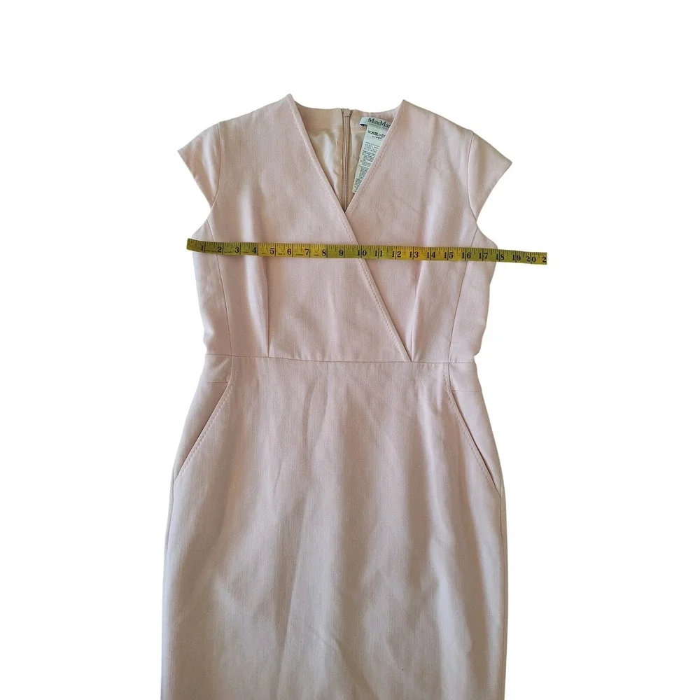 Max Mara Weekend Rose Pink  Midi Dress size 12 - Picture 5 of 5